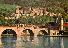 CPM Heidelberg Le Vieux Pont et le Chateau