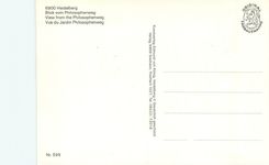 CPM Heidelberg Vue du Jardin Philosophenweg