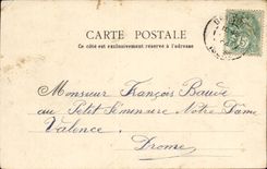 Isere - Grenoble - the Alps towards quays - CPA