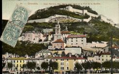 Isere - Grenoble - High Quay Stone quarry co Marie and Fort of the Bastille - CPA