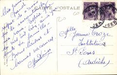 Isere - Grenoble - grossartige Prachtstrassen das Strasse Felix Huhn die Kirche St Louis und Moucherotte - CPA