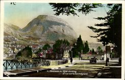 Isere - Grenoble - Jonking Quay and sight on Saint Eynard - CPA