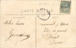 Isere - Grenoble - die Brucke der Zitadelle und der Zitadelle - CPA