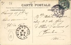 Isere - Grenoble - Sonnenuntergang auf Isere - CPA