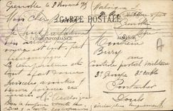 Isere - Grenoble - setzen Victor Hugo und Gebirgsmassiv von Chartreuse - CPA