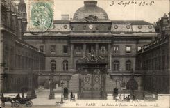 Paris - 1 - Gerichte - die Front - CPA