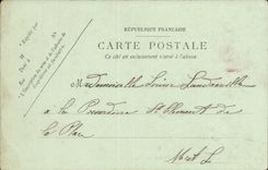 Angers Prefecture and Gardens - CPA