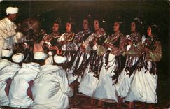 CPM Maroc infini danse des m'goune