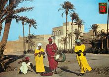 CPM Maroc typique musicien
