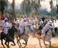 CPM Maroc typique fantasia typical morocco