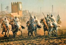 CPM Maroc pittoresque la fantasia