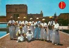 CPM Folklore marocain danse