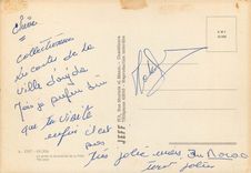CPM Oujda La Poste et Armoiries de la Ville
