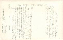 CPA Real photo the Bismarck boat the Foch Marshal greets L armed English May 1919 TOP Boat ship