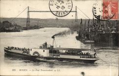 Rouen CPA the transporter bridge Boat ship