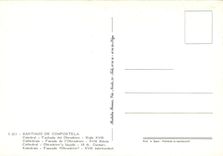 CPM Santiago de compostela cathedrale facade de l obradoire xviii siecle