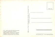 CPM Santillana del mar(santander) eglise collegiate(chapiteaux du chevalier)