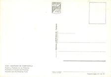 CPM Santiago de compostela fountaine et facade des platerias