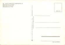 CPM Santiago de compostela 60 beautes de la ville