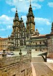 CPM Santiago de compostela cathedrale facade du obradoire(sigle xviii)