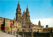 CPM Santiago de compostela 3211 cathedrale facade de l obradoire xviii siecle