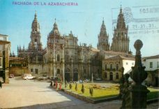 CPM Santiago de compostela 3592 cathedrale facade de la azabacheria
