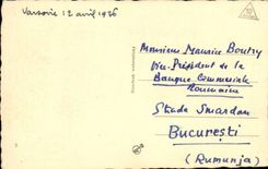 CPA Poland Poland Fragment parku Lazienkowkiego