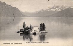 CPA Suisse Clarens Ile des Mouettes