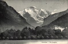 CPA Suisse Interlaken Die Jungfrau