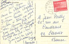 CPSM Suisse Gruyeres Chateau