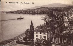 CPSM Suisse Montreux Vue generale