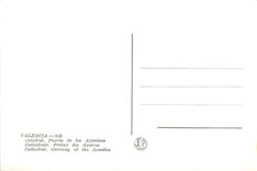 CPM valencia Cathedrale Portail des Apotres