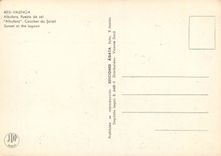 CPM Valencia Albufera Coucher du Soleil