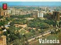 CPM Valencia Vue Aerienne