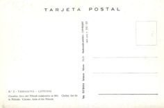 CPM Tarragona Catedral Cloitre Arc de le Mihrab en 960