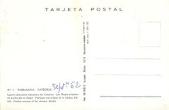 CPM Tarragona Catedral Portique romanique de le Cloitre Detail