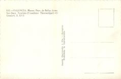 CPM Valencia Museo Prov de Bellas Artes San Juan Bautista S XVII