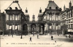 Lyon das Rathaus die Front setzt Komodie CPA