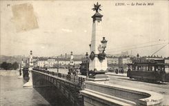 Lyon es Brucke des Sudens - CPA Forderwagen