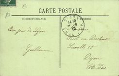 Lyon-Eingang der Kasernen der Kavallerie zum Hafen-Gott - CPA