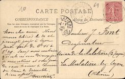 Lyon Ecole hat Feu- Schiessen der Batterie-Gewehren - CPA Militaria