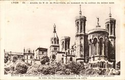 Lyon Apse of Notre-Dame de Fourviere of the hill of the same name - CPA