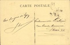 Lyon das Brucke tilsitt und das Bezirk Heilig-Georgesboot - CPA