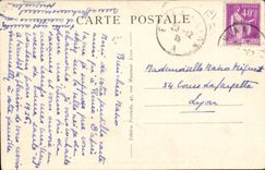 Lyon-beruhmt die Brucke des Guillotiere Krankenhauses und der Steigung Fourviere- CPA