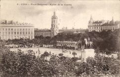 Lyon-place Bellecour- Church of Charity CPA