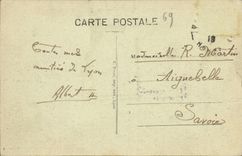 Lyon-place Bellecour- Church of Charity CPA