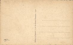 Lyon Panorama Illustrated-- Edition Stork CPA a confluence of the Rhone and the Saone