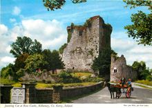 CPM Jaunting Car at Ross Castle Killarney Co Kerry Ireland 