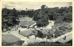 CPM Central gardens from Pavilion Terrace Bournemouth 