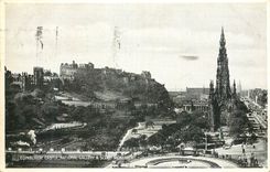 CPM Edinburgh Castle National Gallery Scott Monument 